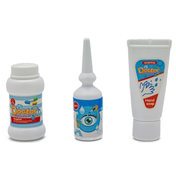 Wózek Lekarski Z Akcesoriami, Zestaw Doktora Czerwony