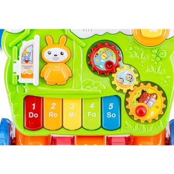 Wielofunkcyjny Interaktywny Jeździk Pchacz Grający