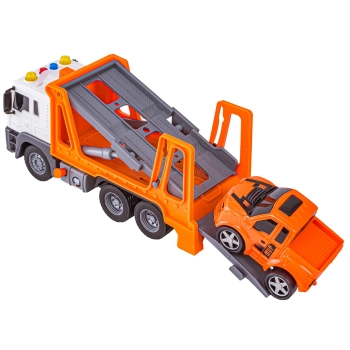 Multifunkcyjna Ciężarówka, Laweta, Transporter + Samochód Pomoc Drogowa 1:16 Auto