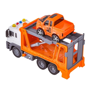 Multifunkcyjna Ciężarówka, Laweta, Transporter + Samochód Pomoc Drogowa 1:16 Auto