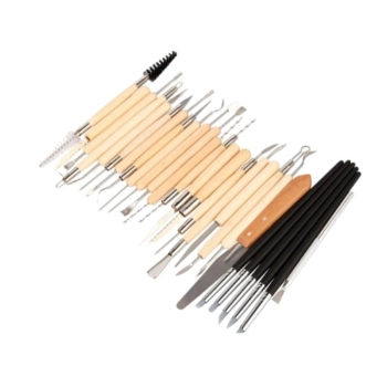 Zestaw Narzędzi Do Rękodzieła, Modelowania Ceramiki, Do Rzeźbienia Gliny 27w1