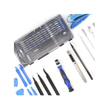 Duży Zestaw Precyzyjnych Narzędzi, Wkrętaki, Pęsety 79w1