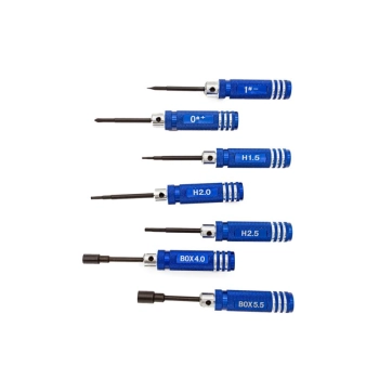 Zestaw Śrubokrętów, Wkrętaków 7 Sztuk, Krzyżak, Płaski, Nasadka, Imbus