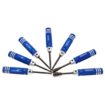 Zestaw Śrubokrętów, Wkrętaków 7 Sztuk, Krzyżak, Płaski, Nasadka, Imbus