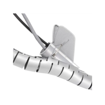 Organizer Kabli, Opaska Spiralna Do Przewodów, Maskownica, Osłona SZARA 3m