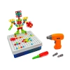 Kreatywna Mozaika, Układanka, Klocki, Wkrętarka Śrubki 261 EL Zestaw Konstrukcyjny