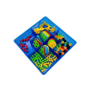 Kreatywna Mozaika, Układanka, Klocki, Wkrętarka Śrubki 261 EL Zestaw Konstrukcyjny