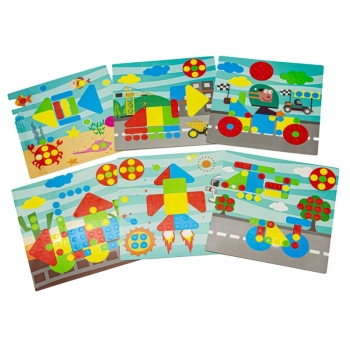 Kreatywna Mozaika, Układanka, Klocki, Wkrętarka Śrubki 261 EL Zestaw Konstrukcyjny