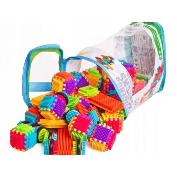 Klocki Konstrukcyjne, Wafle, Jeżyki, Grzebyki 150 elementów