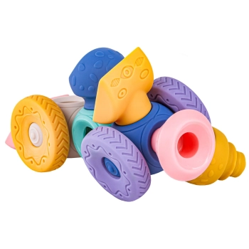 Miękkie Klocki Sensoryczne Figury geometryczne 13 sztuk, Edukacyjny zestaw klocków dla malucha Przecena 1