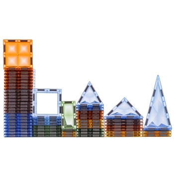 Konstrukcyjne Klocki Magnetyczne ZWIERZĘTA 82 El.