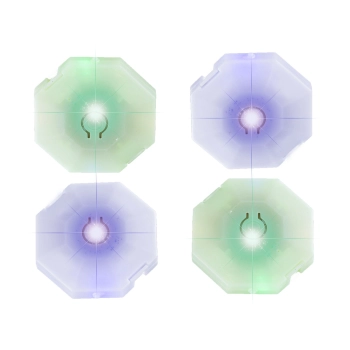 Świecące Klocki Magnetyczne, Tor Kulkowy Dla Kulek 292 Elementy Kulodrom