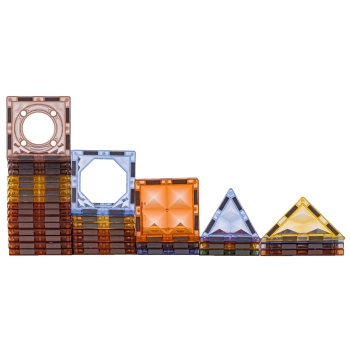 Klocki Magnetyczne Konstrukcyjne TOR KULKOWY Świecące Elementy 142 El. Kulodrom