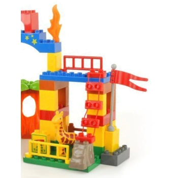 Edukacyjne Klocki - Duże ZOO - Ponad 110 Elementów Zestaw 2