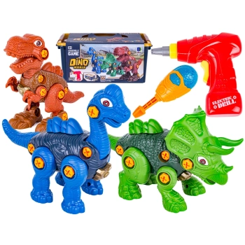 Klocki Konstrukcyjne, DINOZAURY Do Skręcania I Rozkręcania