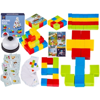 Gra Zręcznościowa Klocki Konstrukcyjne, Karty, Puzzle