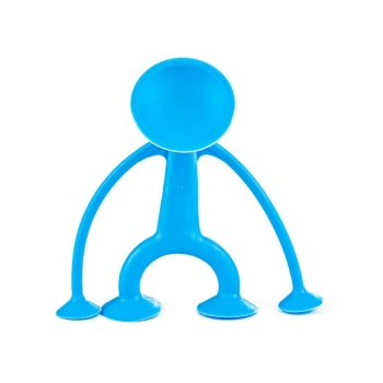 Klocki Konstrukcyjne, Kolorowe Silikonowe Przyssawki, Wesołe Buźki + Ludzik