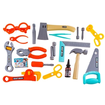 Klocki konstrukcyjne W Kuferku, Kreatywna Układanka 82 El, Narzędzia