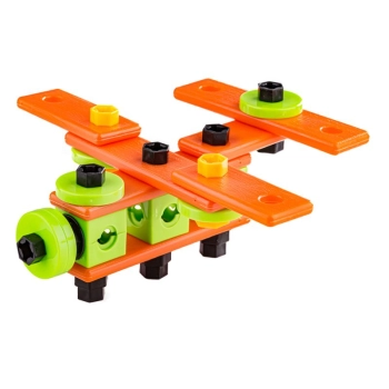 Klocki konstrukcyjne W Kuferku, Kreatywna Układanka 82 El, Narzędzia