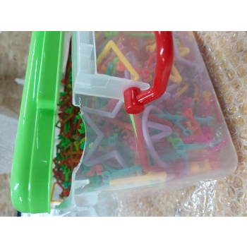 Słomki, Patyczki Konstrukcyjne, Klocki Edukacyjne 2500 Elementów Przecena 1