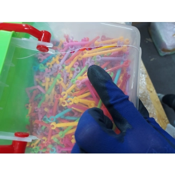 Słomki, Patyczki Konstrukcyjne, Klocki Edukacyjne 2500 Elementów Przecena 1