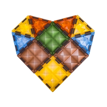 Konstrukcyjne Klocki Magnetyczne Świecące Elementy, Diabelski Młyn 87 El.