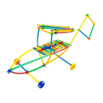 Słomki Konstrukcyjne, Klocki Edukacyjne, Patyczki 1000 Elementów