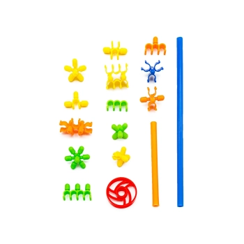 Słomki Konstrukcyjne, Klocki Edukacyjne, Patyczki 1000 Elementów