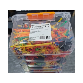 Słomki Konstrukcyjne, Klocki, Patyczki ok. 1200 Sztuk Kuferek Przecena 1