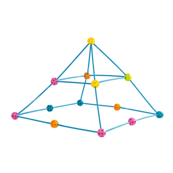 Namiot Baza Fort Słomki Konstrukcyjne, Klocki, Patyczki ok. 86 Elementów