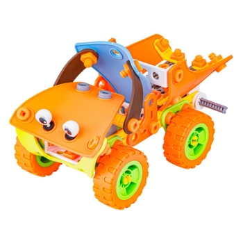 Klocki Elastyczne, Konstrukcyjne 136 El. Samochód, Auto, Quad, Helikopter, Samolot Do Rozkręcania I Skręcania 5w1