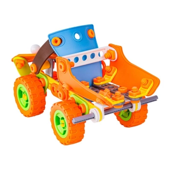 Klocki Elastyczne, Konstrukcyjne 136 El. Samochód, Auto, Quad, Helikopter, Samolot Do Rozkręcania I Skręcania 5w1