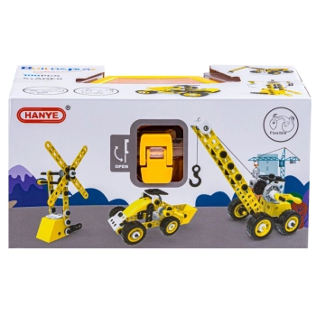 Klocki Konstrukcyjne, Maszyny, Pojazdy Budowlane, Auto, Samochód Do Rozkręcania I Skręcania 8w1