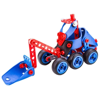 Klocki Elastyczne, Konstrukcyjne 142 El. Ciuchcia, Samolot, Helikopter, Auto Do Rozkręcania I Skręcania 6w1