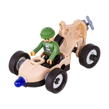 Klocki Konstrukcyjne 161 El. POLICJA, ZESTAW POLICYJNY, Motocykl, Ponton, Samochód Do Rozkręcania I Skręcania 8w1