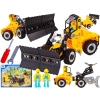 Klocki Konstrukcyjne 223 El. Maszyny, Pojazdy Budowlane, Spych, Helikopter, Dźwig Do Rozkręcania I Skręcania 6w1