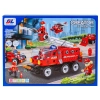 Klocki Konstrukcyjne STRAŻ POŻARNA 159 El. Pojazdy Ratunkowe, Ciężarówka, Helikopter, Auto Do Rozkręcania I Skręcania 7w1