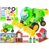 Klocki Konstrukcyjne ZESTAW ROLNIKA, FARMERA 153 El. Pojazdy Rolnicze, Kombajn, Stodoła, Traktor Do Rozkręcania I Skręcania 8w1