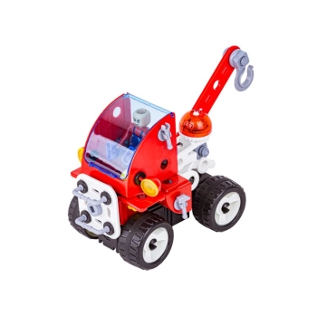 Klocki Konstrukcyjne MIASTO 340 El. Pojazdy, Stacja Benzynowa, Auto, Samochód, Samolot Do Rozkręcania I Skręcania 10w1