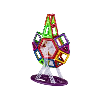 Konstrukcyjne Klocki Magnetyczne 112 Elementów