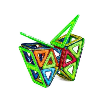 Konstrukcyjne Klocki Magnetyczne 112 Elementów