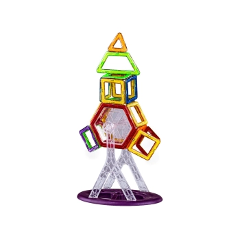 Konstrukcyjne Klocki Magnetyczne 112 Elementów