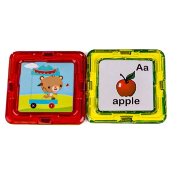 Konstrukcyjne Klocki Magnetyczne 112 Elementów