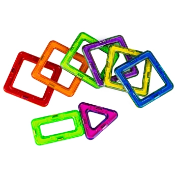 Konstrukcyjne Klocki Magnetyczne 112 Elementów