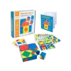 Edukacyjna Układanka Dla Dzieci, Kolorowe, DREWNIANE KLOCKI, Karty