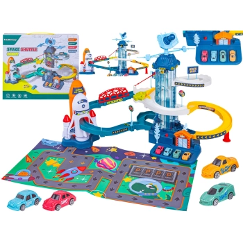 Zjazd Tor Samochodowy Parking Winda Stacja kosmiczna + Pojazdy