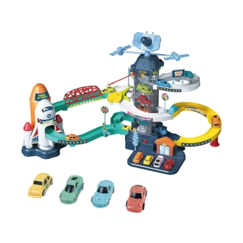 Zjazd Tor Samochodowy Parking Winda Stacja kosmiczna + Pojazdy Przecena 1