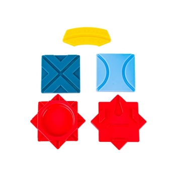 Gra Logiczna, Zbuduj Tor Dla Koparki, Trasa, Przeprawa, Łamigłówka Z Klockami