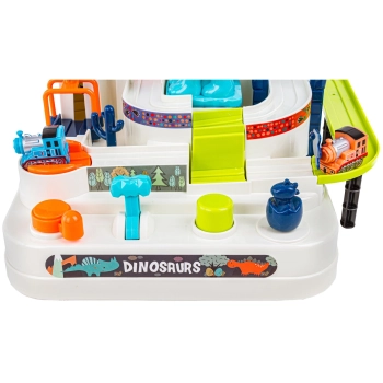 Interaktywny Tor Przeszkód + Pojazdy, Zjazd Samochodowy DINOZAUR