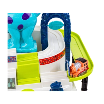 Interaktywny Tor Przeszkód + Pojazdy, Zjazd Samochodowy DINOZAUR